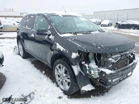 2012 Ford Edge SEL with VIN 2FMDK3JC1CBA80784, listed as a IAAI auction lot 41289886 with 211,268 mi miles. Bid and sale history available at carsss.com. Image 1.