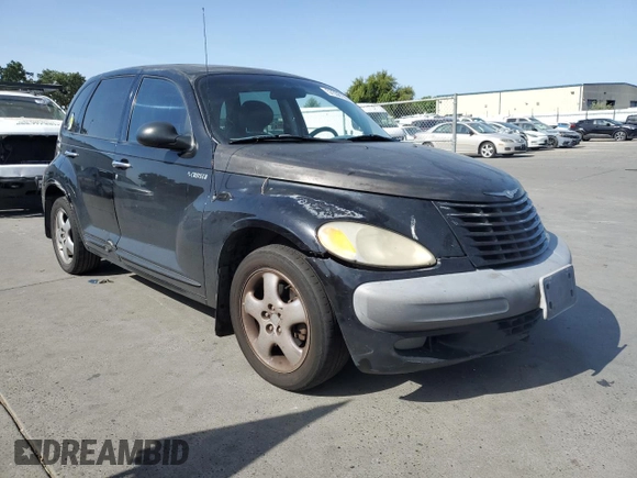 2001 Chrysler PT Cruiser with VIN 3C8FY4BB91T541978, listed as a Copart auction lot 57356105 with 202,932 mi miles and Salvage title. Bid and sale history available at DreamBid. Image 4.