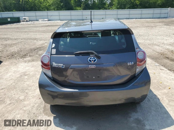 2012 Toyota Prius One z VIN JTDKDTB39C1028254, wystawiony jako Copart lot #59550425 z przebiegiem Nie podano mil oraz Nie do naprawy • Non repairable. Historia ofert i sprzedaży dostępna na DreamBid. Obrazek 6.