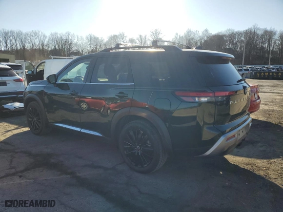 2022 Nissan Pathfinder Platinum with VIN 5N1DR3DK5NC202211, listed as a Copart auction lot 48117015 with 52,457 mi miles and Salvage Title. Bid and sale history available at carsss.com. Image 2.