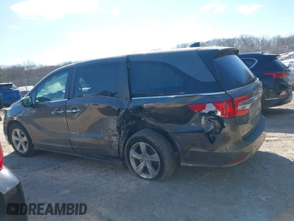 2019 Honda Odyssey EX with VIN 5FNRL6H57KB023443, listed as a IAAI auction lot 41813245 with 84,591 mi miles. Bid and sale history available at carsss.com. Image 14.