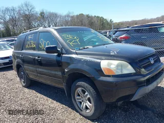 2003 Honda Pilot EX z VIN 2HKYF18583H616284, wystawiony jako IAAI lot #41981151 z przebiegiem Nie podano mil oraz . Historia ofert i sprzedaży dostępna na DreamBid. Obrazek 1.
