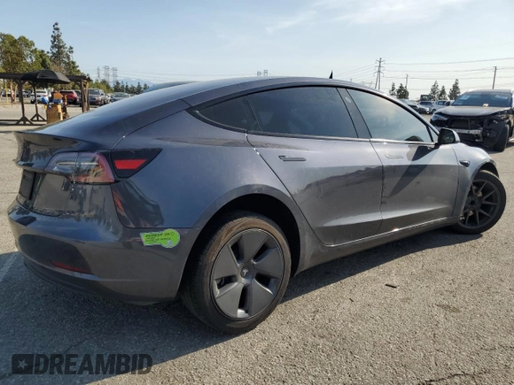 2023 Tesla Model 3 с VIN 5YJ3E1EA9PF412192, выставлен на аукционе Copart как лот 52122045 с пробегом 72 230 миль миль и Списание • Salvage title. История ставок и продаж доступна на DreamBid. Изображение 3.