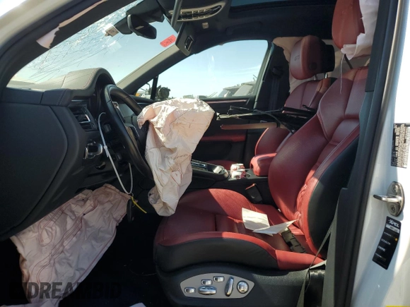 2023 Porsche Macan GTS with VIN WP1AF2A58PLB57985, listed as a Copart auction lot 60368535 with 25,849 mi miles and Salvage title. Bid and sale history available at DreamBid. Image 7.