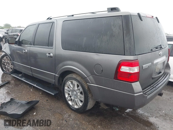 2013 Ford Expedition Max Limited with VIN 1FMJK1K5XDEF63820, listed as a IAAI auction lot 41868664 with 158,761 mi miles and . Bid and sale history available at DreamBid. Image 3.