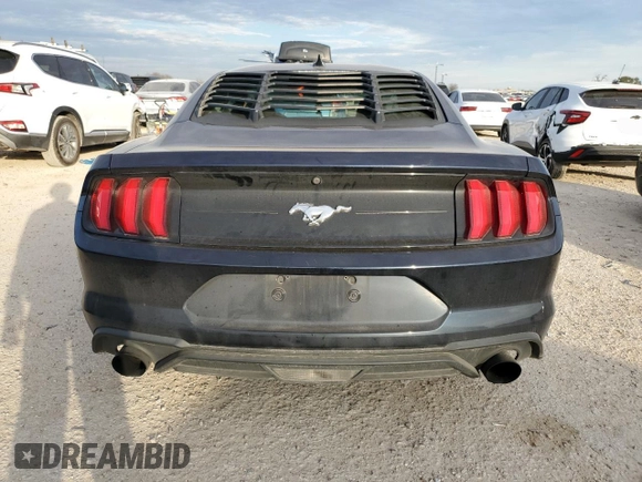 2021 Ford Mustang EcoBoost with VIN 1FA6P8TH8M5134145, listed as a Copart auction lot 89177255 with 41,098 mi miles and Salvage Title. Bid and sale history available at carsss.com. Image 6.