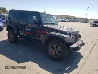 2018 Jeep Wrangler Unlimited Rubicon Recon с VIN 1C4BJWFG4JL806758, выставлен на аукционе Copart как лот 62555625 с пробегом 142 527 миль миль и Списание • Salvage title. История ставок и продаж доступна на DreamBid. Изображение 4.