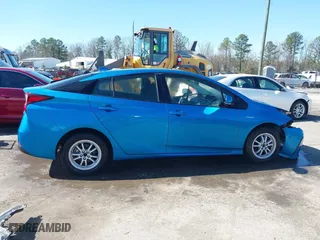 2019 Toyota Prius L Eco with VIN JTDKARFU6K3095072, listed as a IAAI auction lot 41853759 with 17,891 mi miles. Bid and sale history available at carsss.com. Image 14.