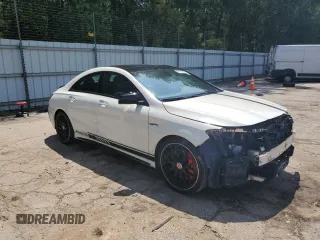2017 Mercedes-Benz CLA 45 AMG with VIN WDDSJ5CB0HN430339, listed as a Copart auction lot 63767213 with 64,402 mi miles and . Bid and sale history available at DreamBid. Image 4.