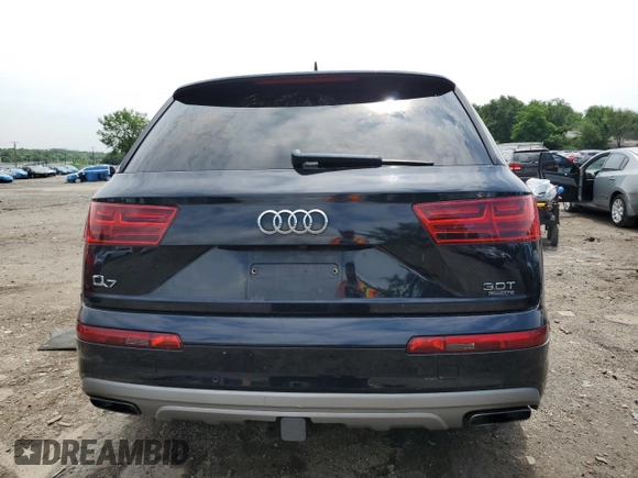 2017 Audi Q7 Premium Plus with VIN WA1LAAF75HD058074, listed as a Copart auction lot 63446045 with 214,453 mi miles and Clean title. Bid and sale history available at DreamBid. Image 7.