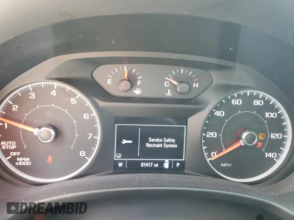 2018 GMC Terrain SLE with VIN 3GKALMEVXJL413978, listed as a Copart auction lot 53974015 with 81,417 mi miles and Salvage Title. Bid and sale history available at DreamBid. Image 9.