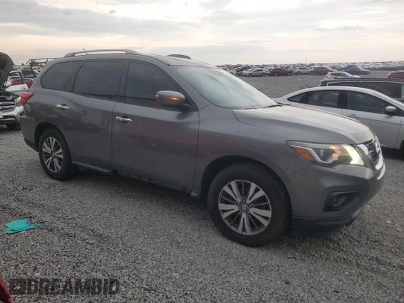 2018 Nissan Pathfinder SV with VIN 5N1DR2MM8JC611020, listed as a Copart auction lot 60131015 with 123,216 mi miles and Salvage title. Bid and sale history available at DreamBid. Image 4.