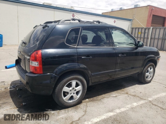 2006 Hyundai Tucson GL with VIN KM8JM12B66U342188, listed as a Copart auction lot 63140444 with 168,587 mi miles and Salvage Title. Bid and sale history available at carsss.com. Image 3.
