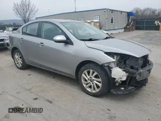 2013 Mazda 3 i Touring with VIN JM1BL1VP3D1826157, listed as a Copart auction lot 54375695 with 107,871 mi miles and Salvage Title. Bid and sale history available at DreamBid. Image 4.