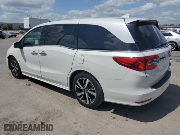 2020 Honda Odyssey Elite with VIN 5FNRL6H99LB063690, listed as a Copart auction lot 51225435 with 70,721 mi miles and Salvage Title. Bid and sale history available at DreamBid. Image 2.