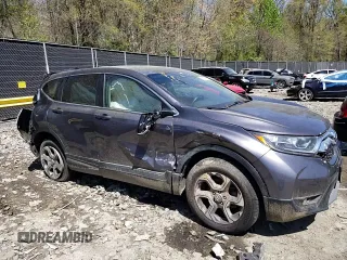 2017 Honda CR-V EX-L with VIN 2HKRW2H88HH672690, listed as a Copart auction lot 53306295 with 62,073 mi miles and Salvage Title. Bid and sale history available at carsss.com. Image 12.