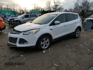 2014 Ford Escape SE z VIN 1FMCU9GX6EUD25711, wystawiony jako Copart lot #85630924 z przebiegiem 142 500 mil mil oraz Szkoda całkowita • Salvage title. Historia ofert i sprzedaży dostępna na DreamBid. Obrazek 1.