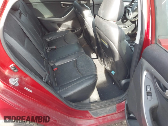 2012 Hyundai Elantra Limited with VIN KMHDH4AE7CU362802, listed as a IAAI auction lot 41586925 with 181,240 mi miles. Bid and sale history available at carsss.com. Image 8.