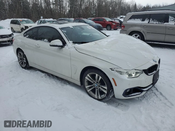 2016 BMW 4 Series 428i xDrive with VIN WBA3N9C51GK249915, listed as a Copart auction lot 43866985 with 82,082 mi miles and Salvage Title. Bid and sale history available at carsss.com. Image 4.