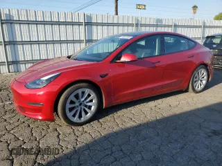 2021 Tesla Model 3 Standard Range Plus with VIN 5YJ3E1EA0MF939193, listed as a Copart auction lot 44625105 with 30,679 mi miles and Salvage Title. Bid and sale history available at DreamBid. Image 1.