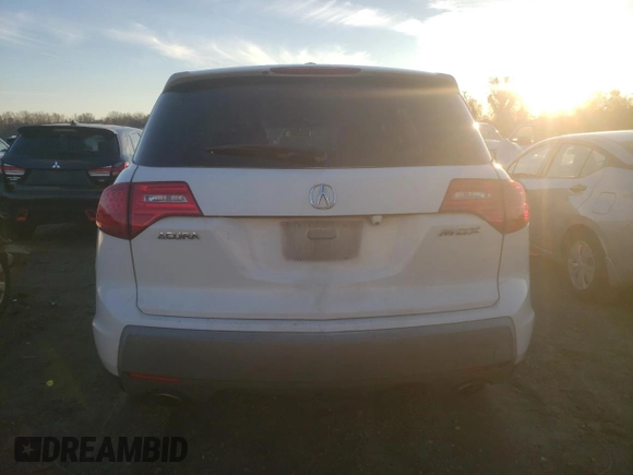 2007 Acura MDX Technology with VIN 2HNYD28407H552673, listed as a Copart auction lot 88985825 with 236,065 mi miles and Salvage Title. Bid and sale history available at DreamBid. Image 6.
