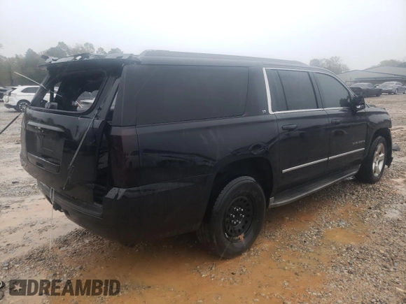 2015 Chevrolet Suburban LT with VIN 1GNSCJKC4FR295886, listed as a Copart auction lot 50192425 with 0 mi miles and Salvage Title. Bid and sale history available at carsss.com. Image 3.