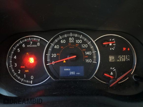 2013 Nissan Maxima SV with VIN 1N4AA5AP3DC826703, listed as a Copart auction lot 57340645 with 152,937 mi miles and Salvage title. Bid and sale history available at DreamBid. Image 9.