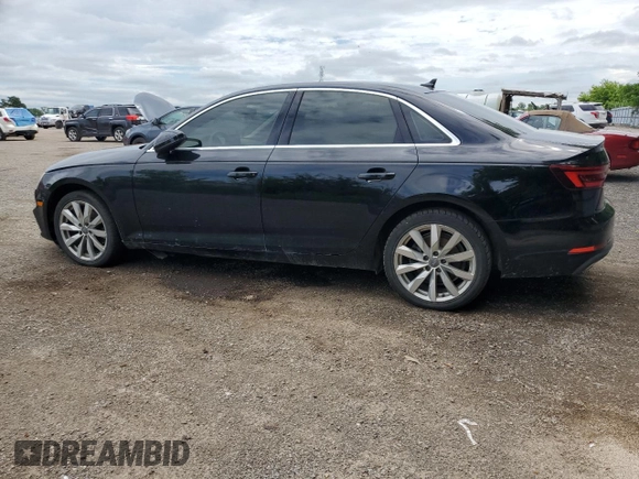 2019 Audi A4 Premium with VIN WAUGMAF41KN012339, listed as a Copart auction lot 61236005 with 142,937 mi miles and Salvage title. Bid and sale history available at DreamBid. Image 2.