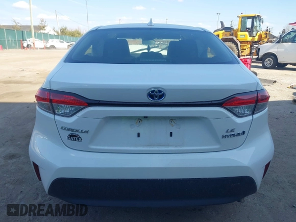2023 Toyota Corolla Hybrid LE with VIN JTDBCMFE1PJ012186, listed as a IAAI auction lot 41807936 with 47,307 mi miles and . Bid and sale history available at carsss.com. Image 16.