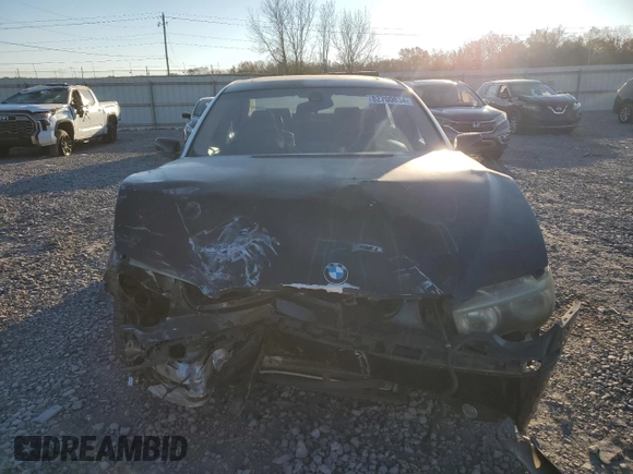 2003 BMW 7 Series 745Li with VIN WBAGN63453DS45114, listed as a Copart auction lot 82700834 with 182,998 mi miles and Salvage Title. Bid and sale history available at carsss.com. Image 5.