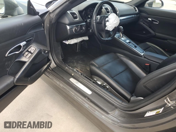 2014 Porsche Boxster с VIN WP0CA2A88EK120697, выставлен на аукционе Copart как лот 62939584 с пробегом 87 416 миль миль и Списание • Salvage title. История ставок и продаж доступна на DreamBid. Изображение 8.