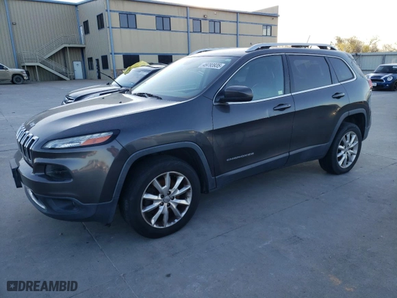 2015 Jeep Cherokee Limited with VIN 1C4PJMDB8FW772119, listed as a Copart auction lot 49793935 with 145,530 mi miles and Clean Title. Bid and sale history available at carsss.com. Image 2.