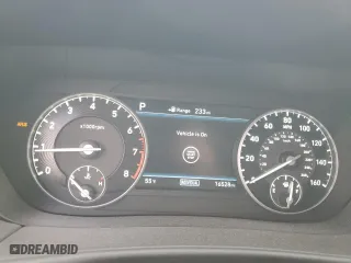 2018 Genesis G90 5.0L Ultimate with VIN KMHG54JH4JU038851, listed as a Copart auction lot 84758274 with 16,528 mi miles and Salvage Title. Bid and sale history available at carsss.com. Image 9.