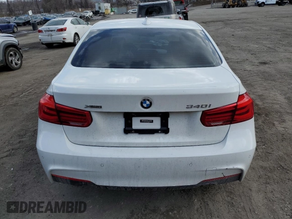 2017 BMW 3 Series 340i xDrive with VIN WBA8B7C34HA190285, listed as a Copart auction lot 42045855 with 60,509 mi miles and Salvage Title. Bid and sale history available at carsss.com. Image 6.