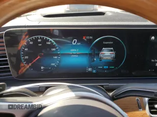 2021 Mercedes-Benz GLS 450 with VIN 4JGFF5KE7MA473906, listed as a Copart auction lot 47139594 with 25,994 mi miles and . Bid and sale history available at DreamBid. Image 9.