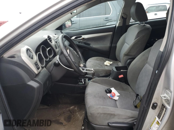 2010 Toyota Matrix S with VIN 2T1LE4EE5AC015093, listed as a Copart auction lot 57902535 with 131,300 mi miles and Salvage title. Bid and sale history available at DreamBid. Image 7.