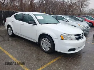 2014 Dodge Avenger SE with VIN 1C3CDZAB5EN202627, listed as a IAAI auction lot 41706530 with 69,355 mi miles. Bid and sale history available at carsss.com. Image 1.