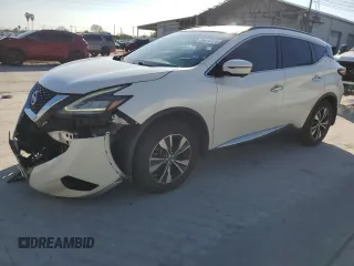 2019 Nissan Murano SL with VIN 5N1AZ2MJ4KN122452, listed as a Copart auction lot 84416024 with 83,354 mi miles and Salvage Title. Bid and sale history available at DreamBid. Image 1.