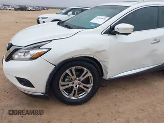 2015 Nissan Murano Platinum z VIN 5N1AZ2MG8FN248579, wystawiony jako IAAI lot #41185530 z przebiegiem 37 363 mil mil oraz . Historia ofert i sprzedaży dostępna na DreamBid. Obrazek 6.