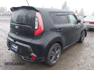 2016 Kia Soul + with VIN KNDJP3A53G7364524, listed as a IAAI auction lot 41849582 with 109,088 mi miles. Bid and sale history available at carsss.com. Image 4.