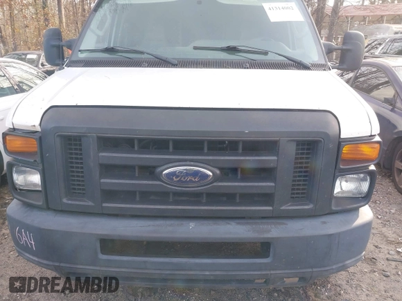 2011 Ford Econoline Cargo Commercial with VIN 1FTNE1EW3BDA96826, listed as a IAAI auction lot 41314002 with 408,264 mi miles and . Bid and sale history available at carsss.com. Image 6.