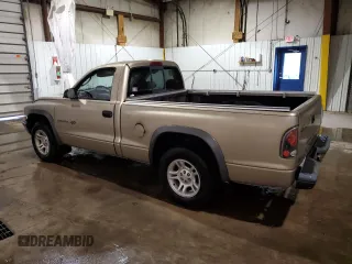 2002 Dodge Dakota with VIN 1B7FL16X82S590323, listed as a Copart auction lot 85287884 with 61,722 mi miles and Salvage Title. Bid and sale history available at carsss.com. Image 2.