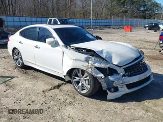 2013 Infiniti M37 with VIN JN1BY1AP6DM510938, listed as a IAAI auction lot 41239747 with Not Provided miles. Bid and sale history available at carsss.com. Image 1.