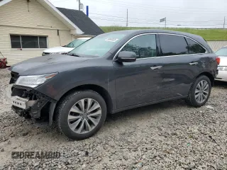 2016 Acura MDX Technology z VIN 5FRYD4H46GB008278, wystawiony jako Copart lot #58693835 z przebiegiem 180 607 mil mil oraz Szkoda całkowita • Salvage title. Historia ofert i sprzedaży dostępna na DreamBid. Obrazek 1.