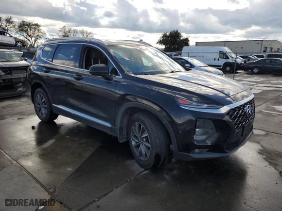 2020 Hyundai Santa Fe SEL with VIN 5NMS3CAD5LH265021, listed as a Copart auction lot 49281155 with 73,521 mi miles and Salvage Title. Bid and sale history available at carsss.com. Image 4.