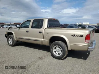 2004 Dodge Dakota SLT with VIN 1D7HG48N24S528242, listed as a Copart auction lot 52423025 with 113,786 mi miles and Salvage title. Bid and sale history available at DreamBid. Image 2.