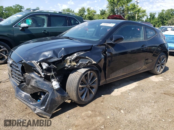 2021 Hyundai Veloster 2.0 Premium with VIN KMHTG6AF0MU032214, listed as a Copart auction lot 59066174 with 31,452 mi miles and Salvage Title. Bid and sale history available at carsss.com. Image 1.