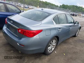 2015 Infiniti Q50 with VIN JN1BV7AR9FM418836, listed as a IAAI auction lot 42181355 with 165,787 mi miles and . Bid and sale history available at DreamBid. Image 4.