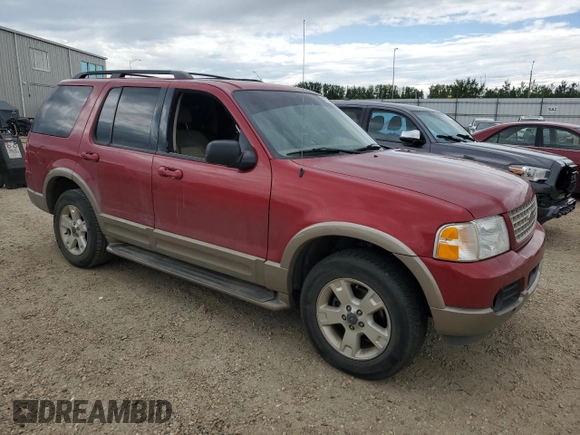 2003 Ford Explorer Eddie Bauer z VIN 1FMDU74WX3UA60163, wystawiony jako Copart lot #61994245 z przebiegiem 298 711 mil mil oraz Szkoda całkowita • Salvage title. Historia ofert i sprzedaży dostępna na DreamBid. Obrazek 4.