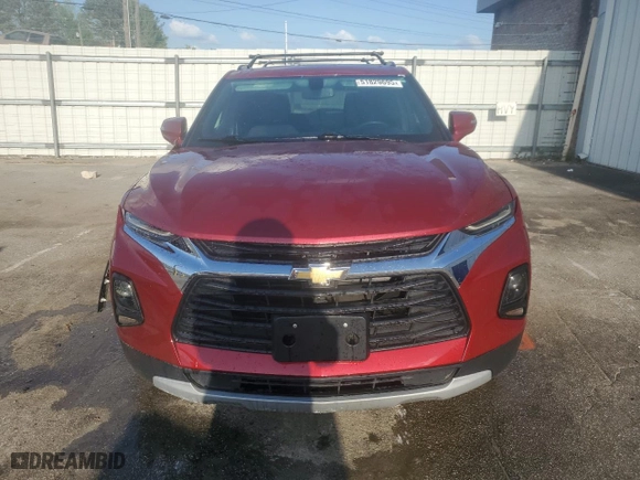 2019 Chevrolet Blazer with VIN 3GNKBBRA3KS671725, listed as a Copart auction lot 51829695 with 51,378 mi miles and Salvage Title. Bid and sale history available at carsss.com. Image 5.